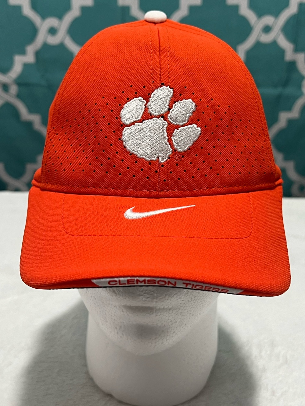 Nike Clemson Tigers Orange Adjustable On-Field Strapback Hat